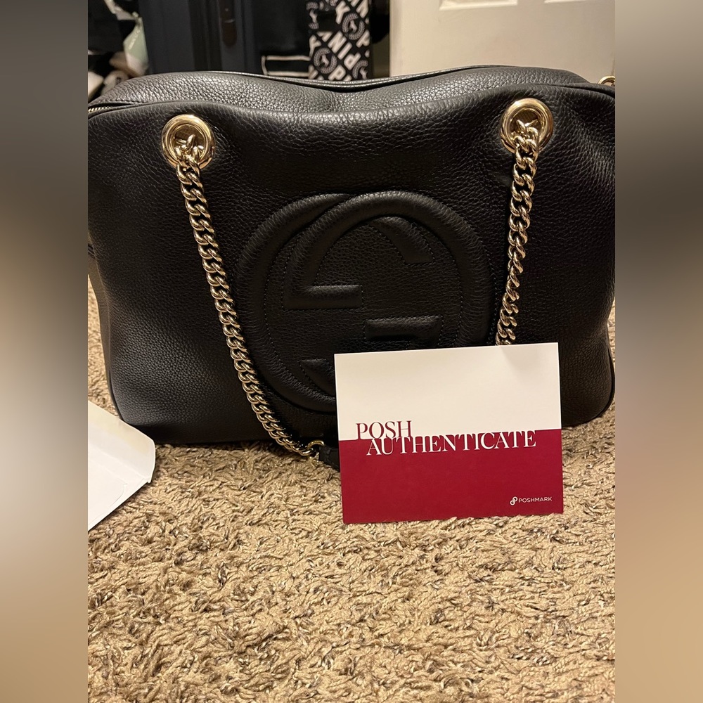 Black Gucci purse